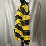 Ashley by 26 International  Outerwear Women’s Flannel Yellow Plaid Jacket Sz M Photo 3