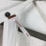 Free People  Drift Away White Cold Shoulder Balloon Sleeves Tunic Dress Medium Photo 5