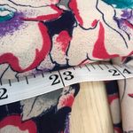 Ann Kirk Vintage floral dress with belt sz 14. Multi Photo 9