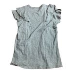 Veronica Beard  jeans size XS extra small Heather Gray Ruffle Sleeve Tee short sl Photo 1