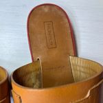 Hunter Leather Slide Sandals Tan Photo 9