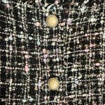 Majorelle Bia Candy Shop Black Tweed Button Front Sleeveless Preppy Mini Dress S Photo 9