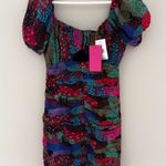 NWT Rhode Clara Dress Enchanted Woods Mini Dress Size 0 Red Photo 3