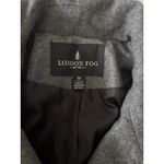 London Fog  Women's Gray Wool Blend Coat Jacket Classic Pea Coat‎ Medium Photo 4