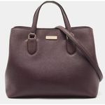 Kate Spade  Purple‎ Saffiano Leather Laurel Way Evangelie Satchel Photo 0