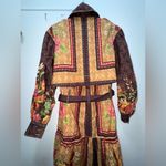 Farm Rio NWT $298  Charming Garden Scarves Midi Chemise Small Photo 13