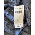 Abercrombie & Fitch  Gray Blue Lace Sheer Cutout Bow Back Blouse Shirt Medium NEW Photo 9