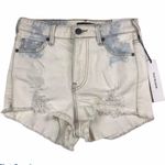 True Religion Caia Fray Hem Skinny Shorts Photo 0