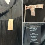 Hutch NWT  Anthropologie Lucia V-Neck Tulle Maxi Black Dress Size 6 Photo 6