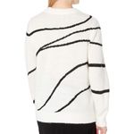 The Fifth Label NEW / NWT White & Black Pattern Sweater Photo 3