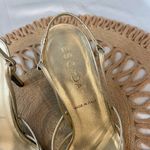 Escada Gold Strappy Heeled Sandals Size EU 38 Photo 2