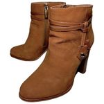 Louise et Cie Women’s Size 6.5 Toffee Tan Nubuck Leather LO-SYDNEE Ankle Boots Photo 0