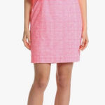 Lilly Pulitzer Lowe Fiesta Pink Pretty Gingham Strapless Peplum Dress 6 neon Photo 0