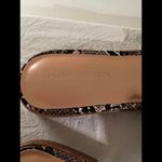 Halston Snake Print Slide Sandals Photo 4