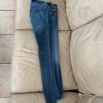 The Loft Embroidered Modern Straight Jeans Photo 6