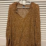 Old Navy  Yellow Top Floral Photo 0