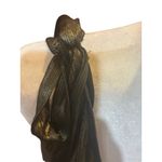 Metallic Gold V Neck Maxi Dress Tie Shoulder Sleeveless Evening Gown Size XL Photo 2