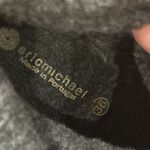 Eric Michael  Boots Womens 6 Faux Fur Fold Over Black Suede Wood Heel Size 36 Photo 6