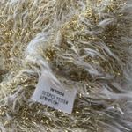 36.5 COPY - 36 Point 5 Cropped Star Metallic Eyelash Sweater, Sz M Photo 8