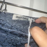 Grace Karin NWT Grace‎ Karin Women's Elastic Waist Bodycon Pencil Mermaid Dark Gray Skirt Photo 4