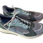 ecco ST.1 women’s sneakers, EUC size 11 (42). Dusty Blue/White/Concrete/Lake Blue Photo 3