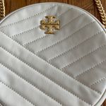 Tory Burch Kira Leather Chevron Circle Crossbody Photo 1