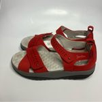 Jambu Sedona red leather adjustable‎ sandals size 6.5 Photo 6