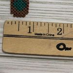 Handmade  Starbucks Frappe Pixel Perler Bead Earrings, Novelty Earrings Photo 3