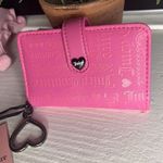Juicy Couture Material Girl Pink Card Wallet Gunmetal Hardware NWT Photo 4