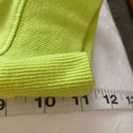 Onque Casuals Zip up Hoodie Lime Green 3/4 Sleeve S Photo 6