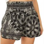 Free People Movement The Way Home Athletic Shorts Black Paisley Mandala small Photo 0