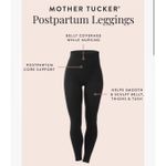 Belly Bandit Mother Tucker Postpartum 7/8 Leggings Compression Black Small Photo 7