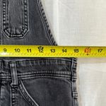 Anthropologie Pilcro Black Denim Overalls | Button Front | Size 28 Photo 3
