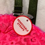 Parade Lace Bandeau Bra Sheer Lace Bralette w Removable Straps Pink Women’s 3X Size undefined Photo 3