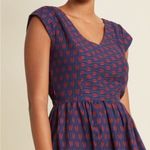 Mata Traders Women's Dark Navy & Burgundy Arrow print Sleeveless A Photo 1