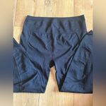 Fabletics  Black High Rise Leggings Textured Panels Seamless Waistband Photo 6