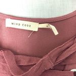 Mind Code  Lace Up Front Short Sleeve Tunic Size Small Photo 2