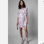 Zadig & Voltaire  Light Pink Chain Print Mini Dress Photo 3
