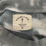 Electric & Rose Shirt Womens XS Blue White Tie Dye Sweatshirt Casual Loungewear Photo 6