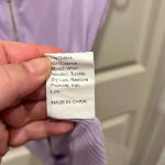 SheIn Lavender Purple Zip Up Bodysuit size 8/10 Photo 5