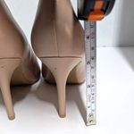 Karl Lagerfeld  Paris Roulle Textured Leather Pumps Womens Size 8M Stiletto Nude Photo 8