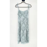 Lulus Loveliest Looks Dusty Blue Floral Jacquard Tie Photo 1