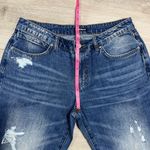Flamingo Flamingals Ripped Distressed Raw Hem Straight Leg Jeans Women’s Blue Size L 6-8 Photo 10