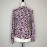 Calligraphie Boho Floral Smoked Romantic Long Sleeves Top Pink Size M Photo 6