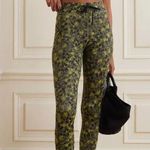 THE UPSIDE Lili Midi printed stretch Leggings Green Size 6 Photo 0