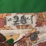 We The Free High Waist Cream and Orange Floral Shorts size 26 Photo 6