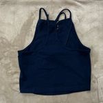 Ambiance Apparel Navy Blue Crop Top Photo 2