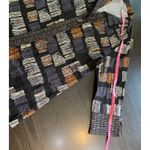 Habitat ‎ Clothes to Live In XS Black Brown Abstract Print Oversized Tunic Top Photo 9