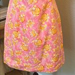 Lilly Pulitzer Pink Citrus Floral Print Dress Size 6 Photo 2