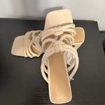 H&M  SQUARE TOE SLIP ON SANDALS size 7 Photo 2